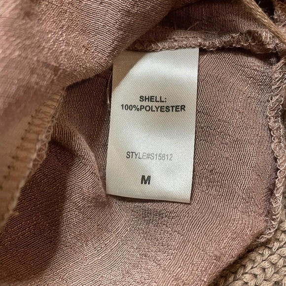 Mustard seed light purple medium Woven Crochet Fringe Tank Top - Picture 4 of 8